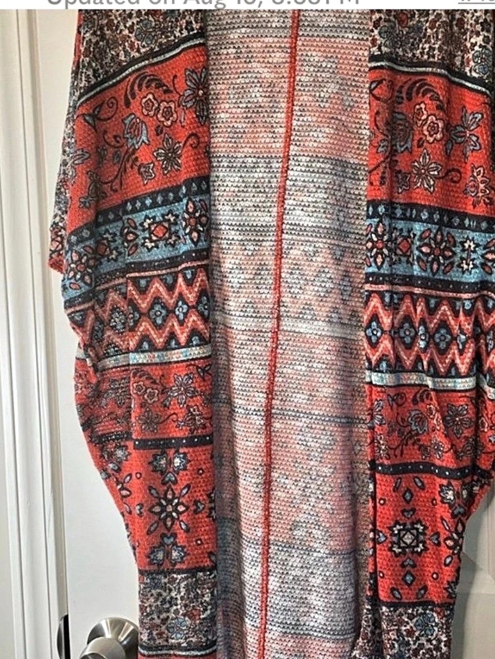 Arizona Jean Co. Printed Short Sleeve Tunic Size XS